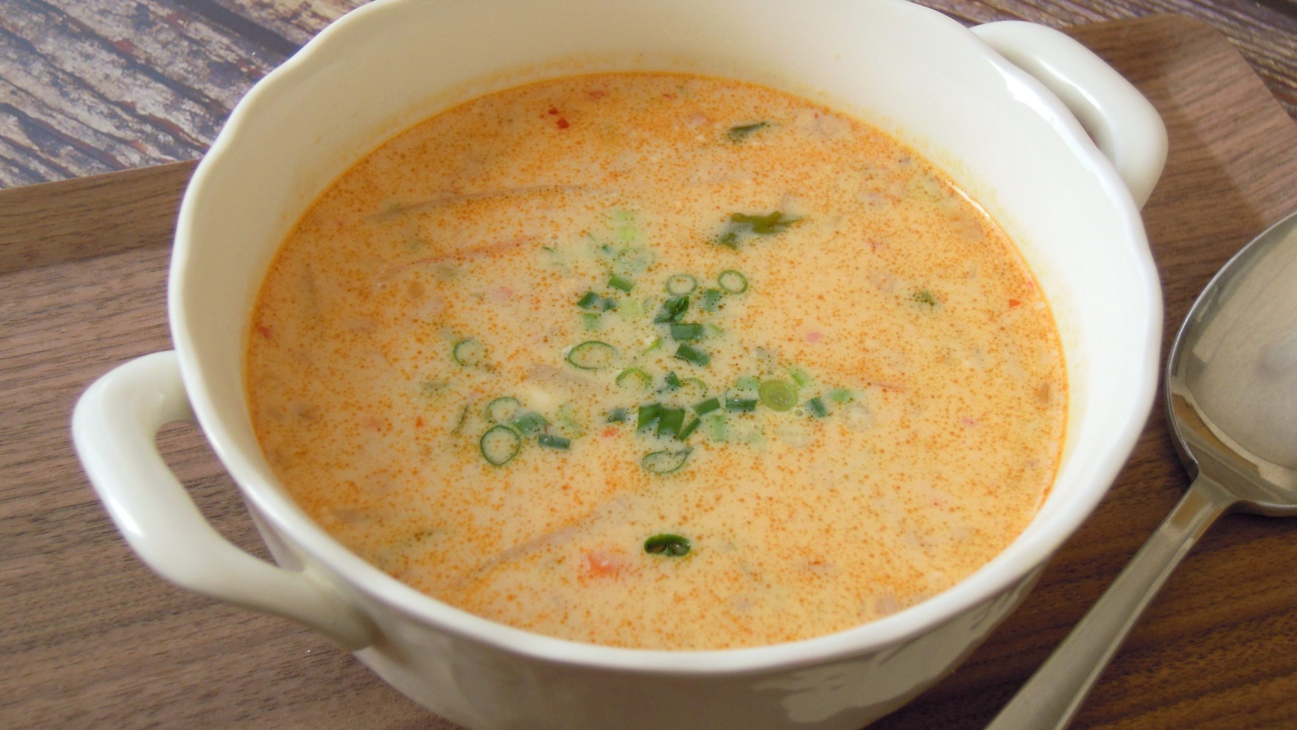 大根の中華風豆乳スープ