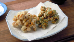 お豆の天ぷら