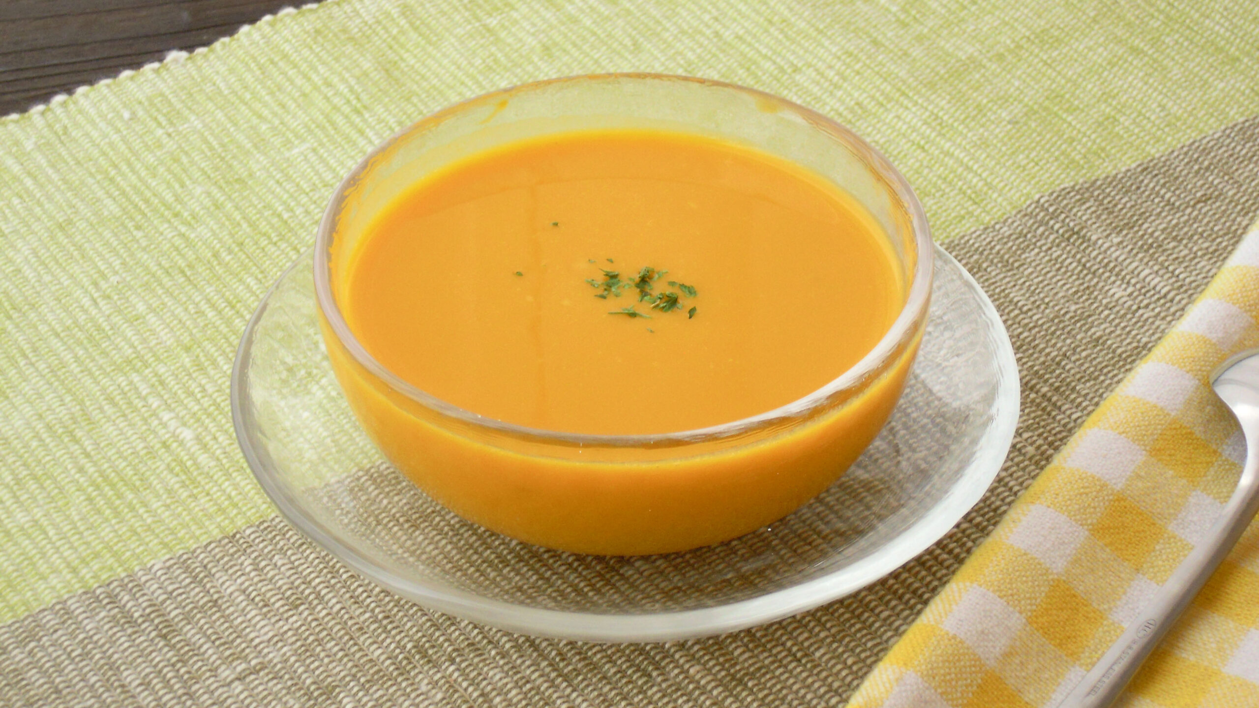かぼちゃの冷製ポタージュスープ